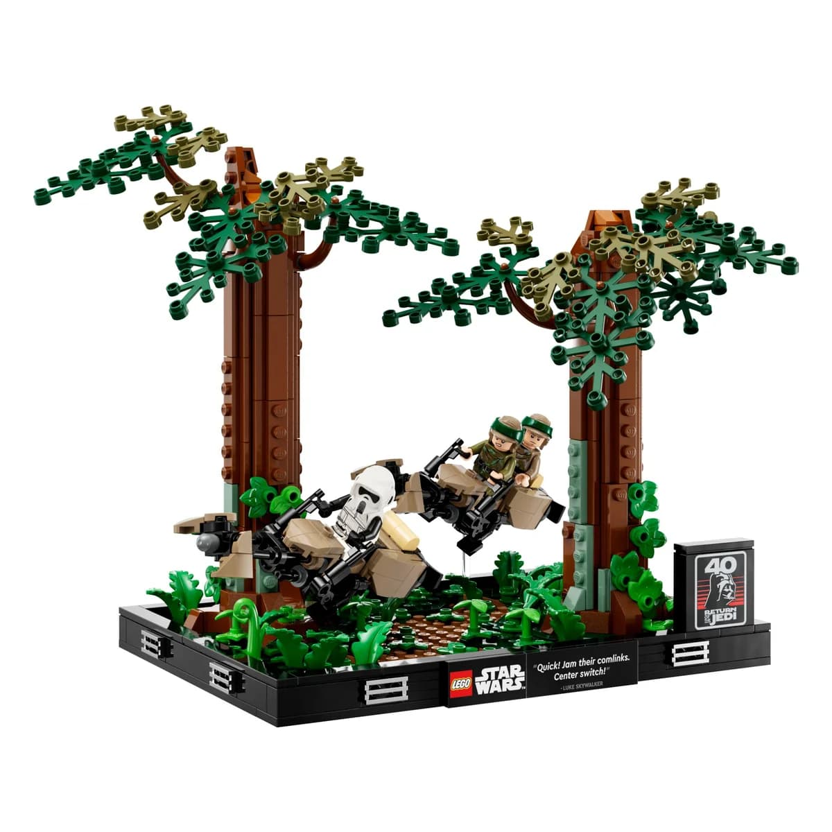 LEGO® Star Wars™ 75353 Diorama: Pościg na Ścigaczach na Endorze