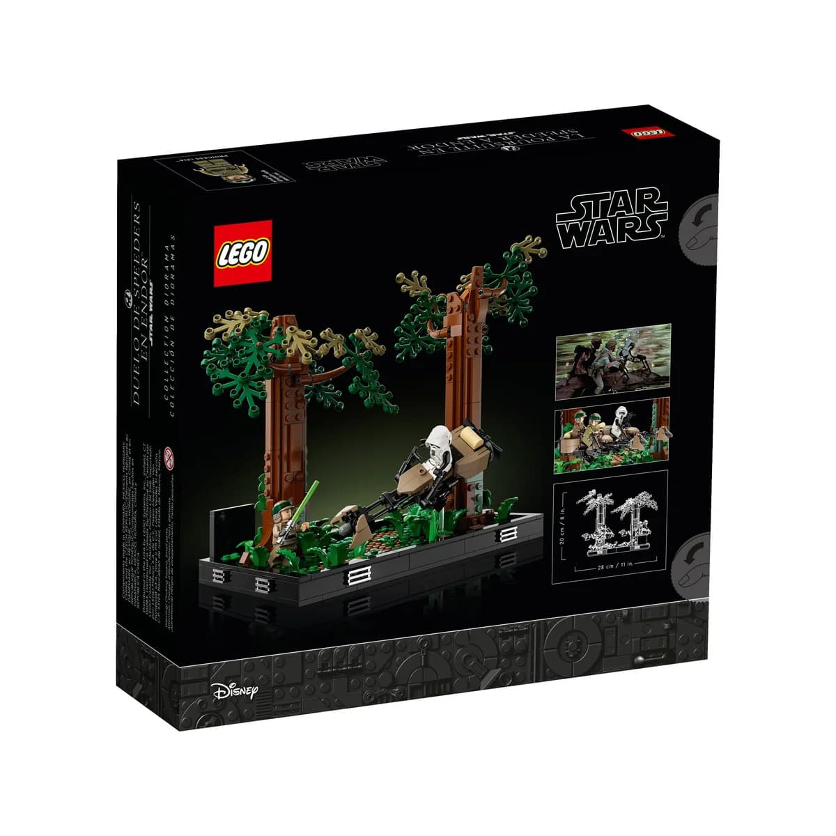 LEGO® Star Wars™ 75353 Diorama: Pościg na Ścigaczach na Endorze, zdjęcie 2