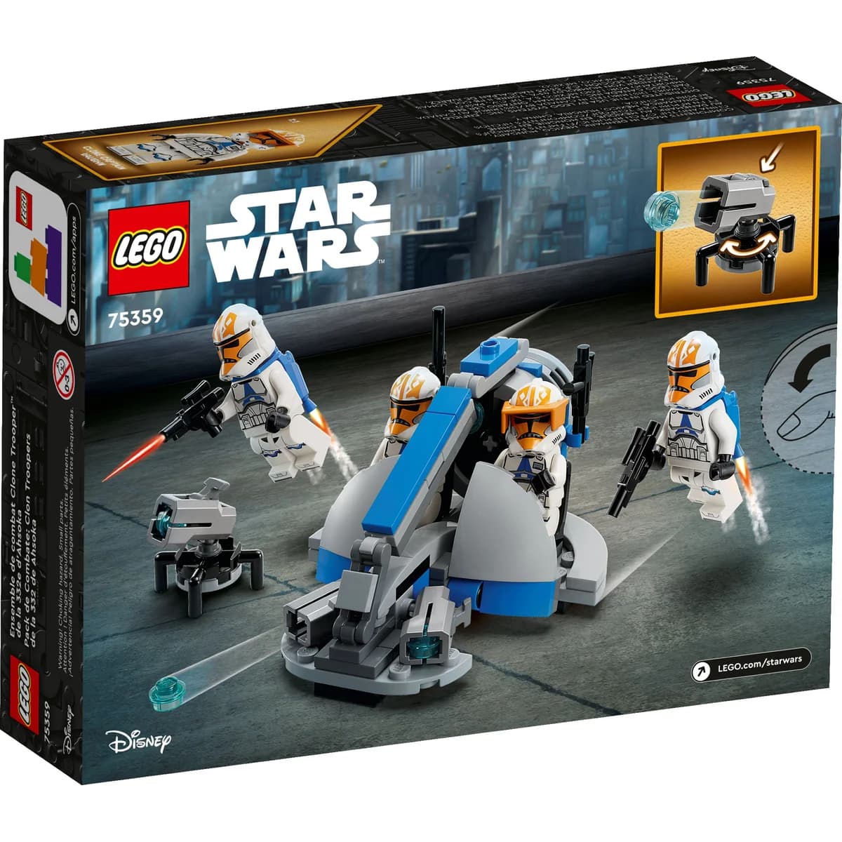 LEGO® Star Wars™ 75359 332. Oddział Klonów Ahsoki, Zestaw Bojowy, zdjęcie 2