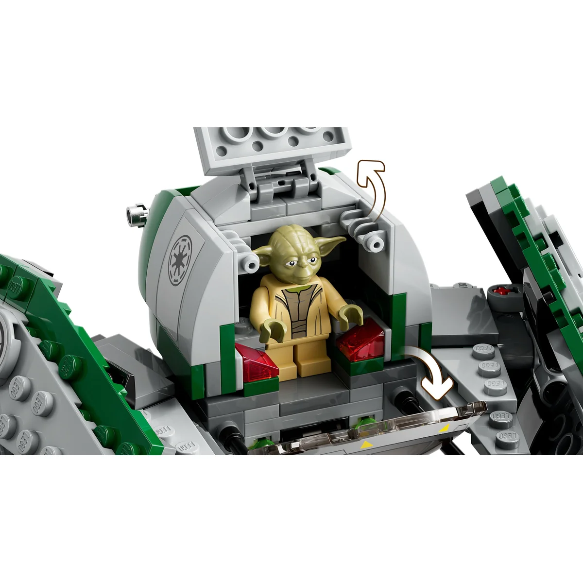 LEGO® Star Wars™ 75360 Gwiezdny Myśliwiec Jedi Yody, zdjęcie 5
