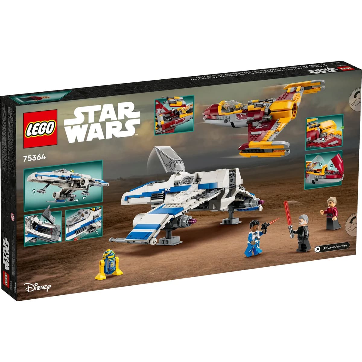 LEGO® Star Wars™ 75364 Myśliwiec E-wing Nowej Republiki kontra statek Shin Hati, zdjęcie 3
