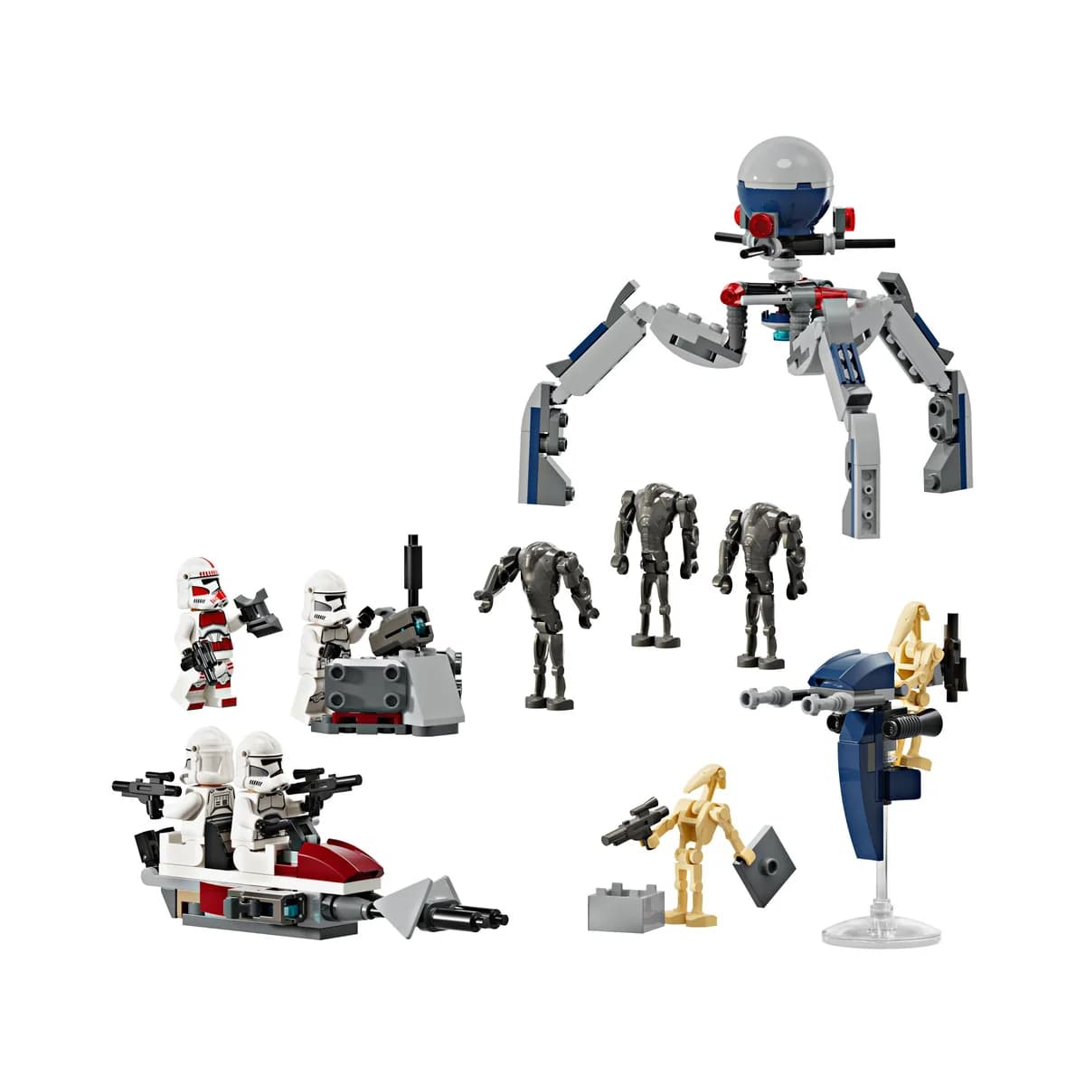 LEGO® Star Wars™ 75372 Zestaw Bitewny z Żołnierzem Armii Klonów i Droidem Bojowym
