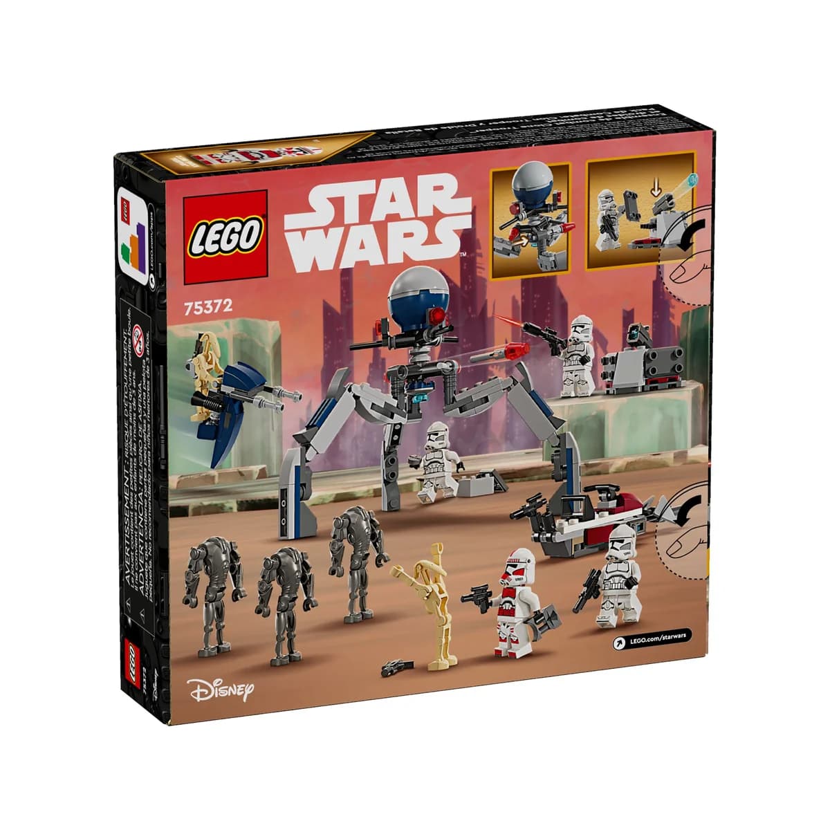 LEGO® Star Wars™ 75372 Zestaw Bitewny z Żołnierzem Armii Klonów i Droidem Bojowym, zdjęcie 2