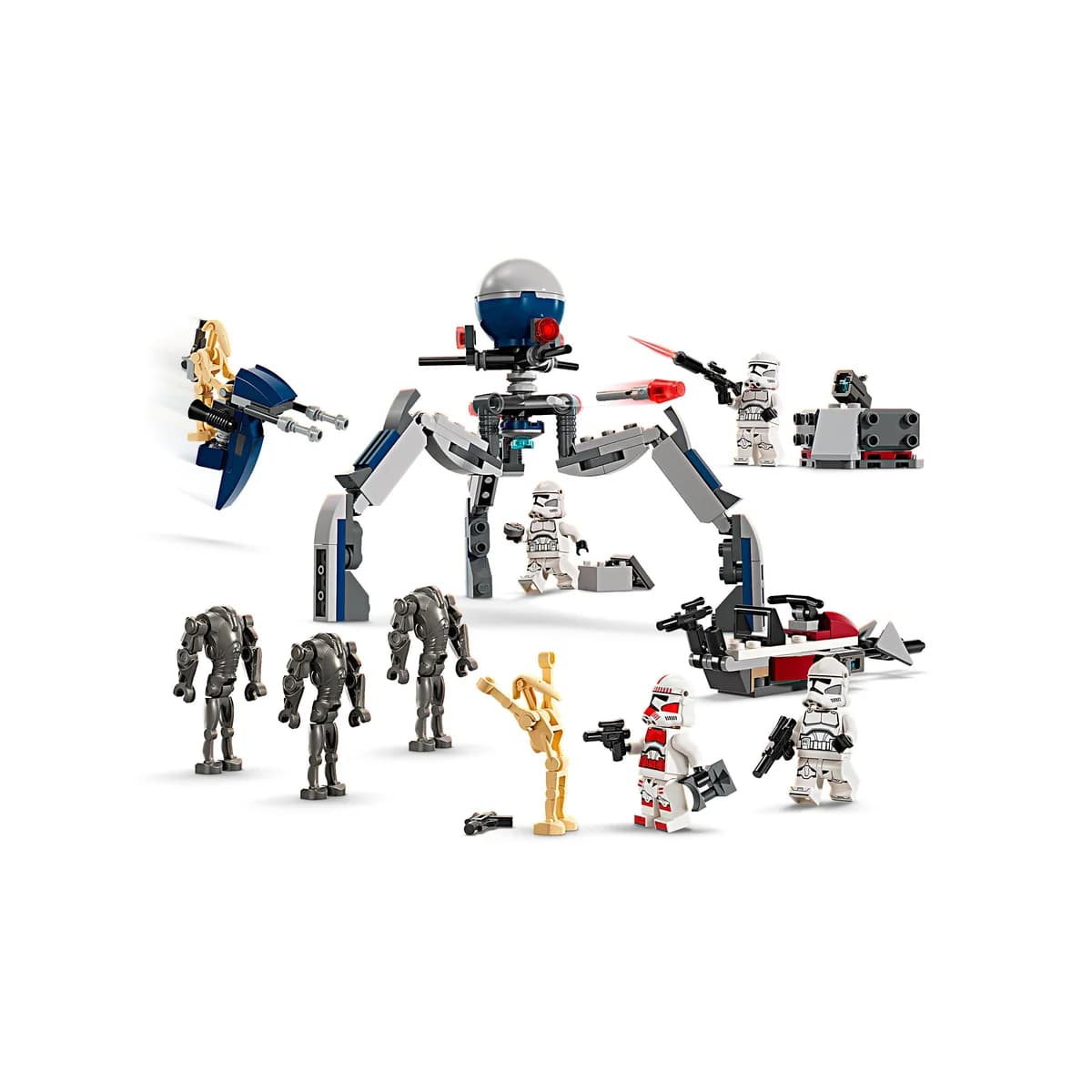 LEGO® Star Wars™ 75372 Zestaw Bitewny z Żołnierzem Armii Klonów i Droidem Bojowym, zdjęcie 3
