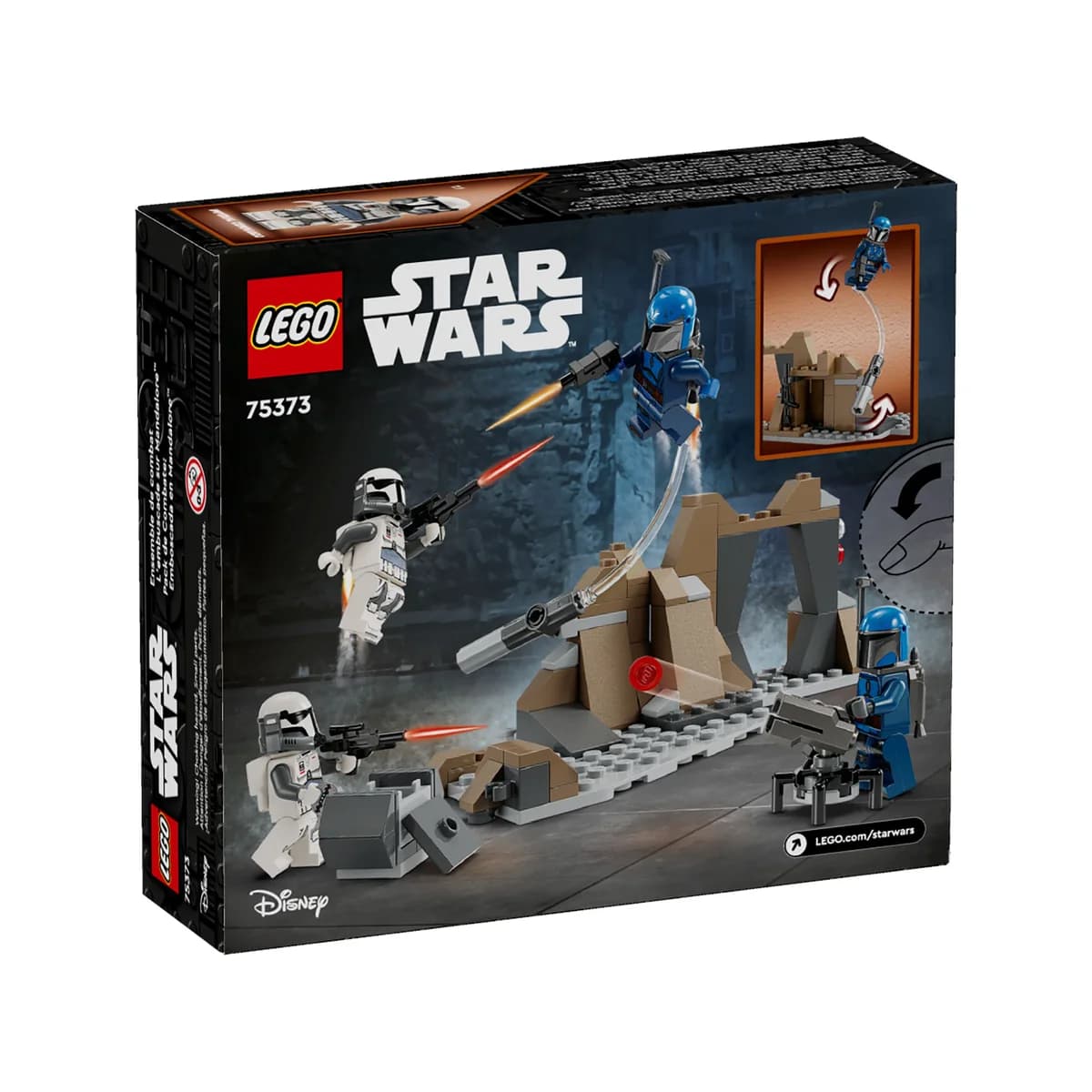 LEGO® Star Wars™ 75373 Zasadzka na Mandalorze — Zestaw Bitewny, zdjęcie 2
