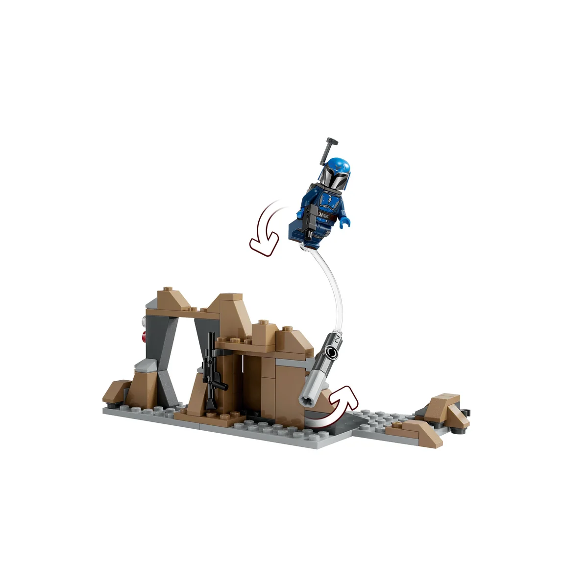 LEGO® Star Wars™ 75373 Zasadzka na Mandalorze — Zestaw Bitewny, zdjęcie 4