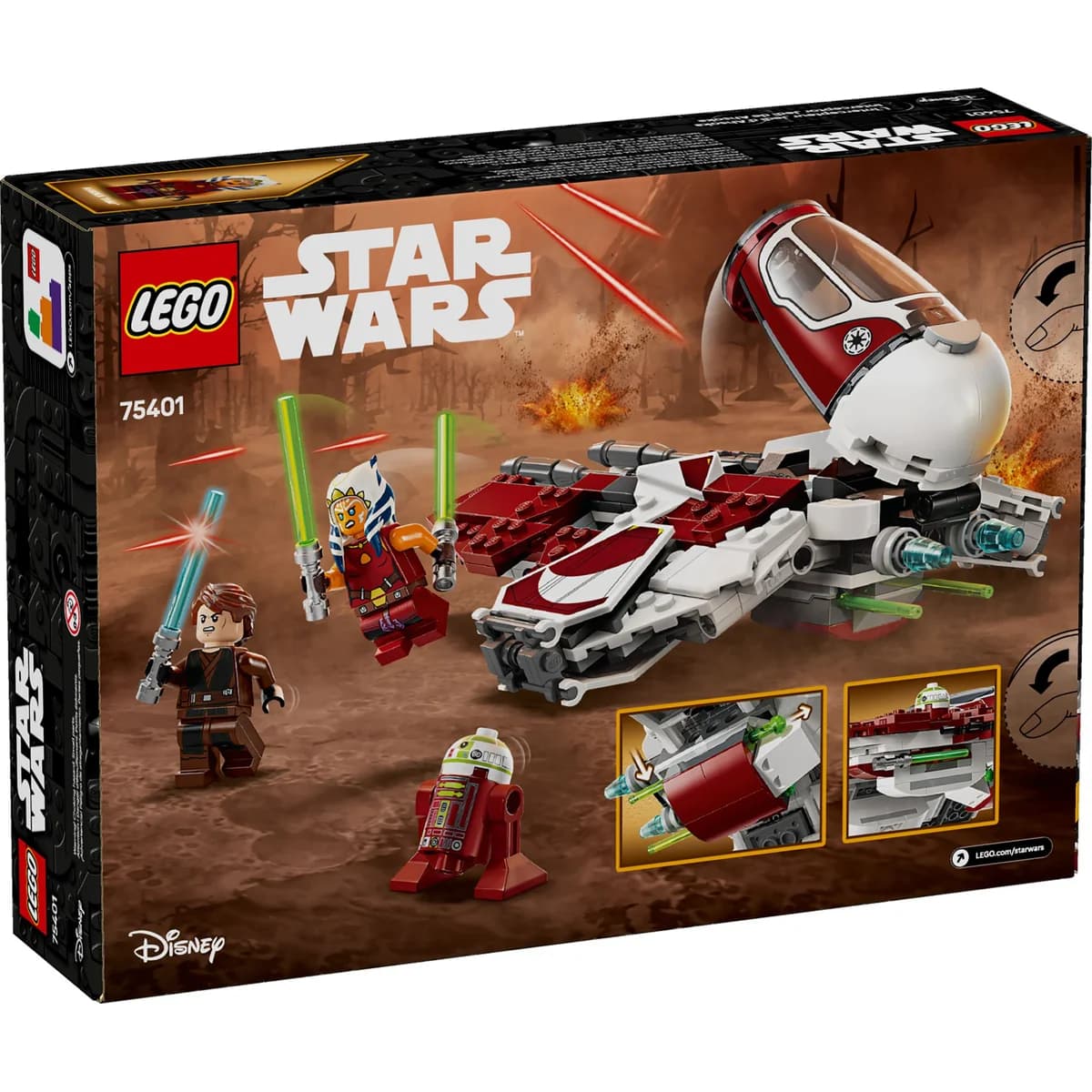 LEGO® Star Wars™ 75401 Interceptor Jedi Ahsoki, zdjęcie 2