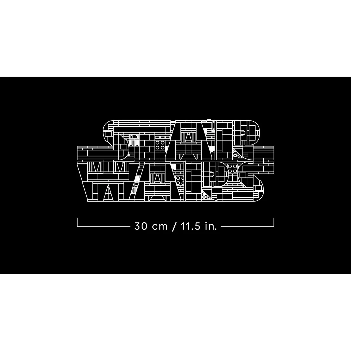 LEGO® Star Wars™ 75407 Logo Star Wars Zbudowane z Klocków, zdjęcie 4