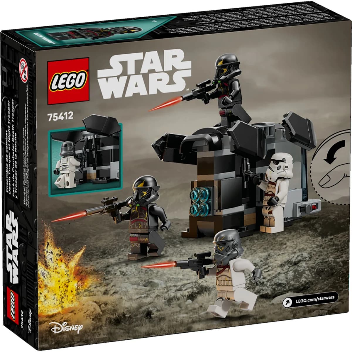 LEGO® Star Wars™ 75412 Szturmowiec Śmierci i Nocny Szturmowiec — Zestaw Bitewny, zdjęcie 2