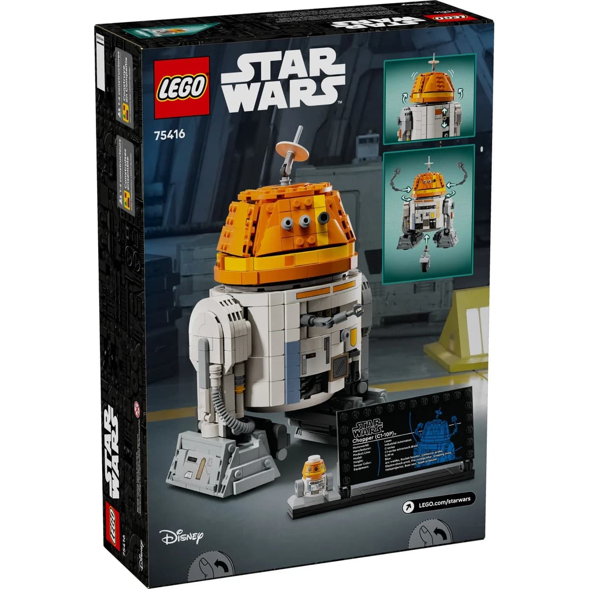 LEGO® Star Wars™ 75416 Droid Astromechaniczny Chopper (C1-10P), zdjęcie 2