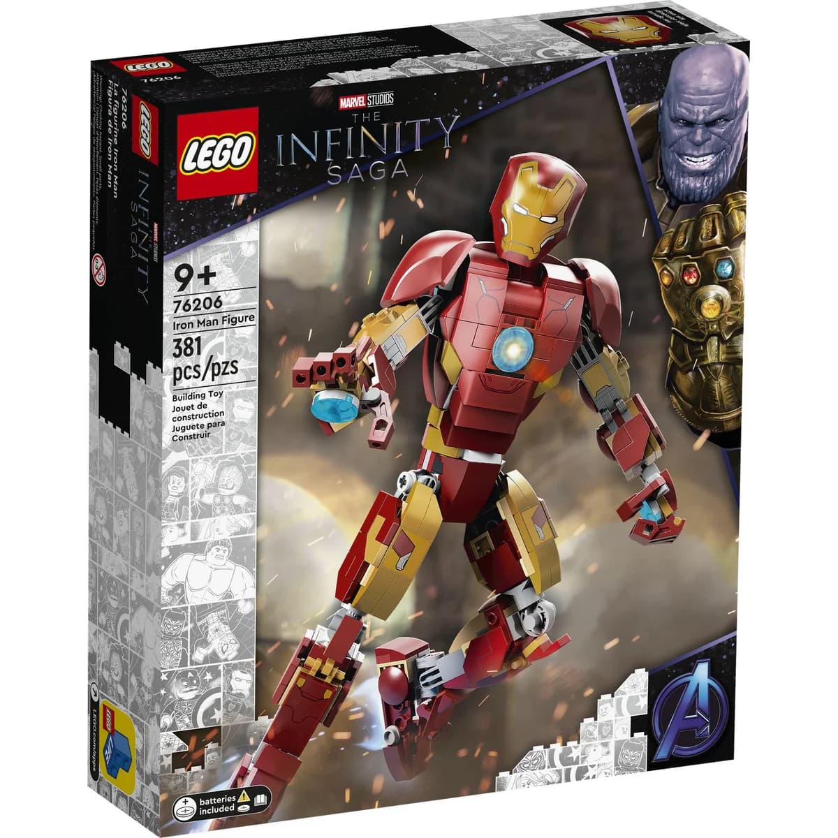LEGO® Super Heroes™ 76206 Figurka Iron Mana, zdjęcie 5