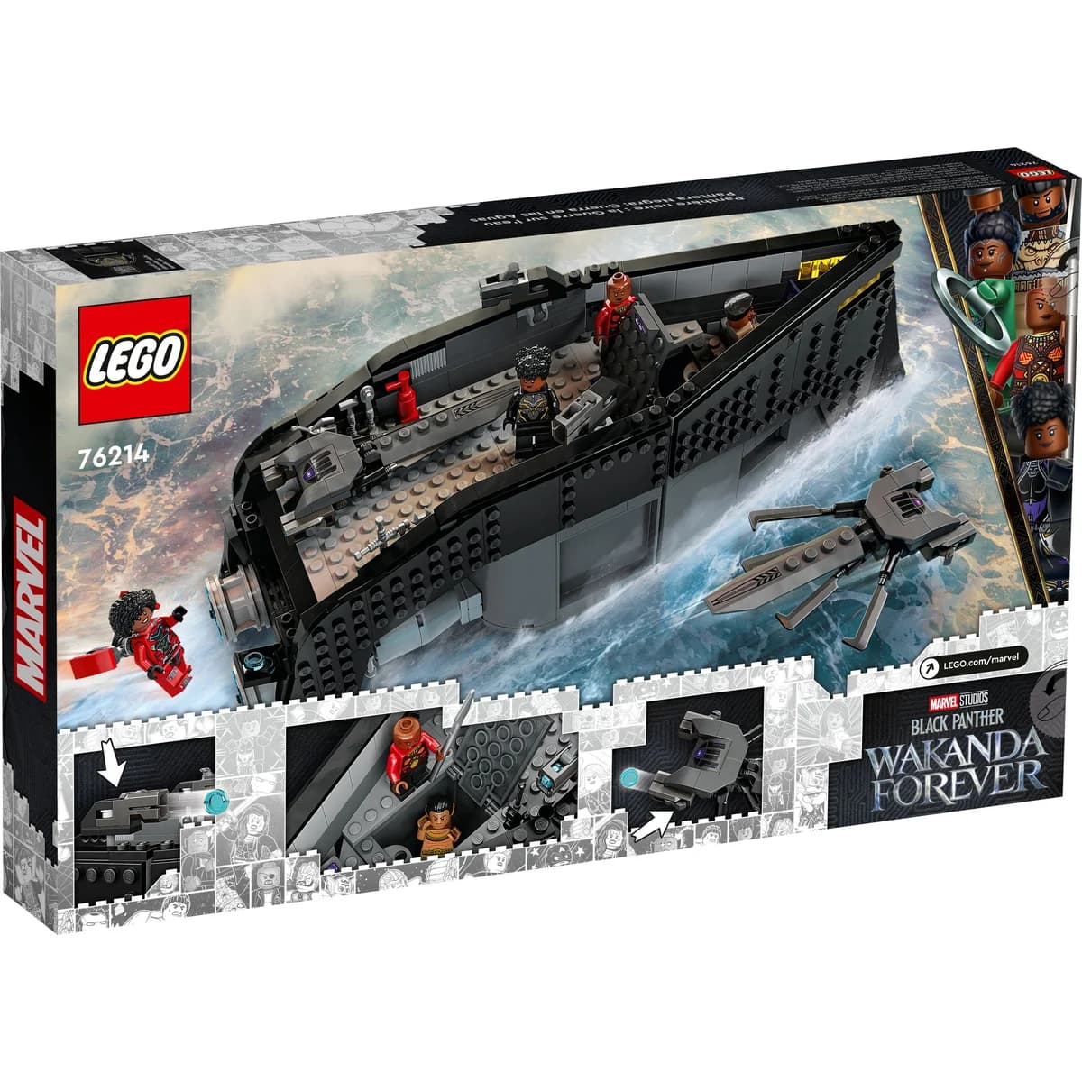 LEGO® Super Heroes™ 76214 Czarna Pantera: wojna na wodzie, zdjęcie 2