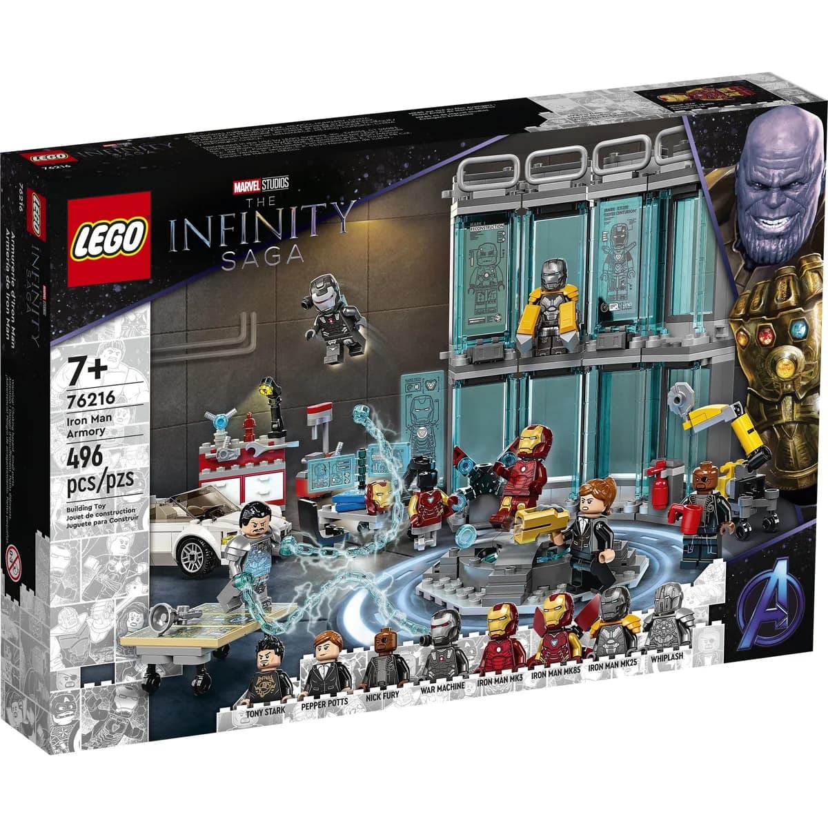 LEGO® Super Heroes™ 76216 Zbrojownia Iron Mana, zdjęcie 2