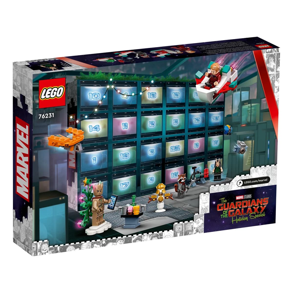 LEGO® Super Heroes™ 76231 Strażnicy Galaktyki, Kalendarz Adwentowy, zdjęcie 2