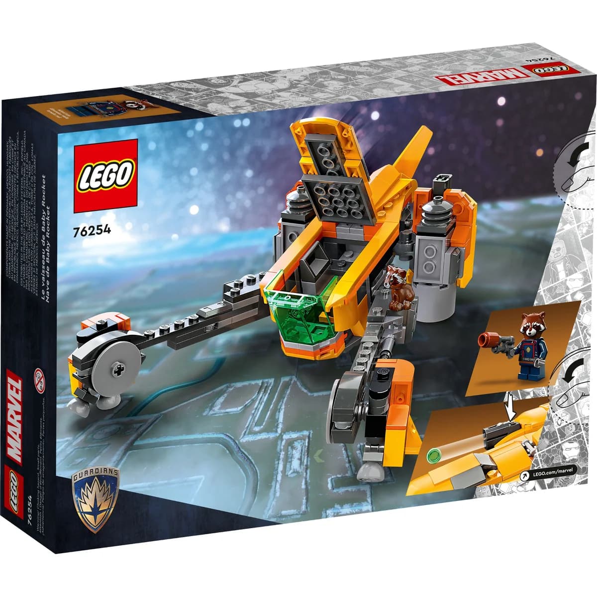 LEGO® Super Heroes™ 76254 Statek kosmiczny małego Rocketa, zdjęcie 2