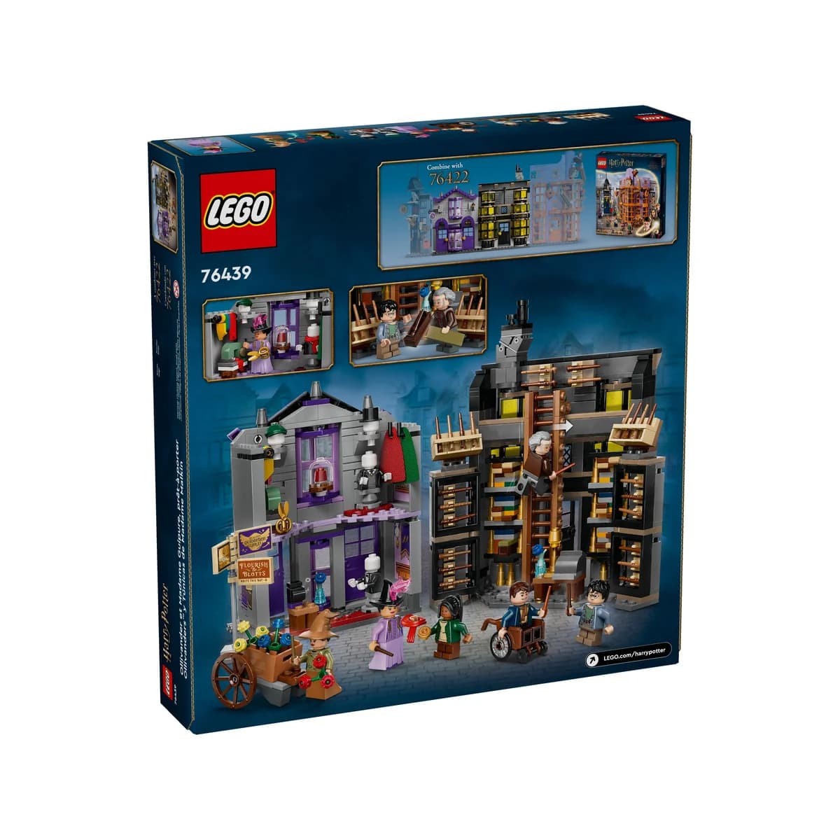 LEGO® Harry Potter™ 76439 Sklepy Ollivandera i Madame Malkin, zdjęcie 2