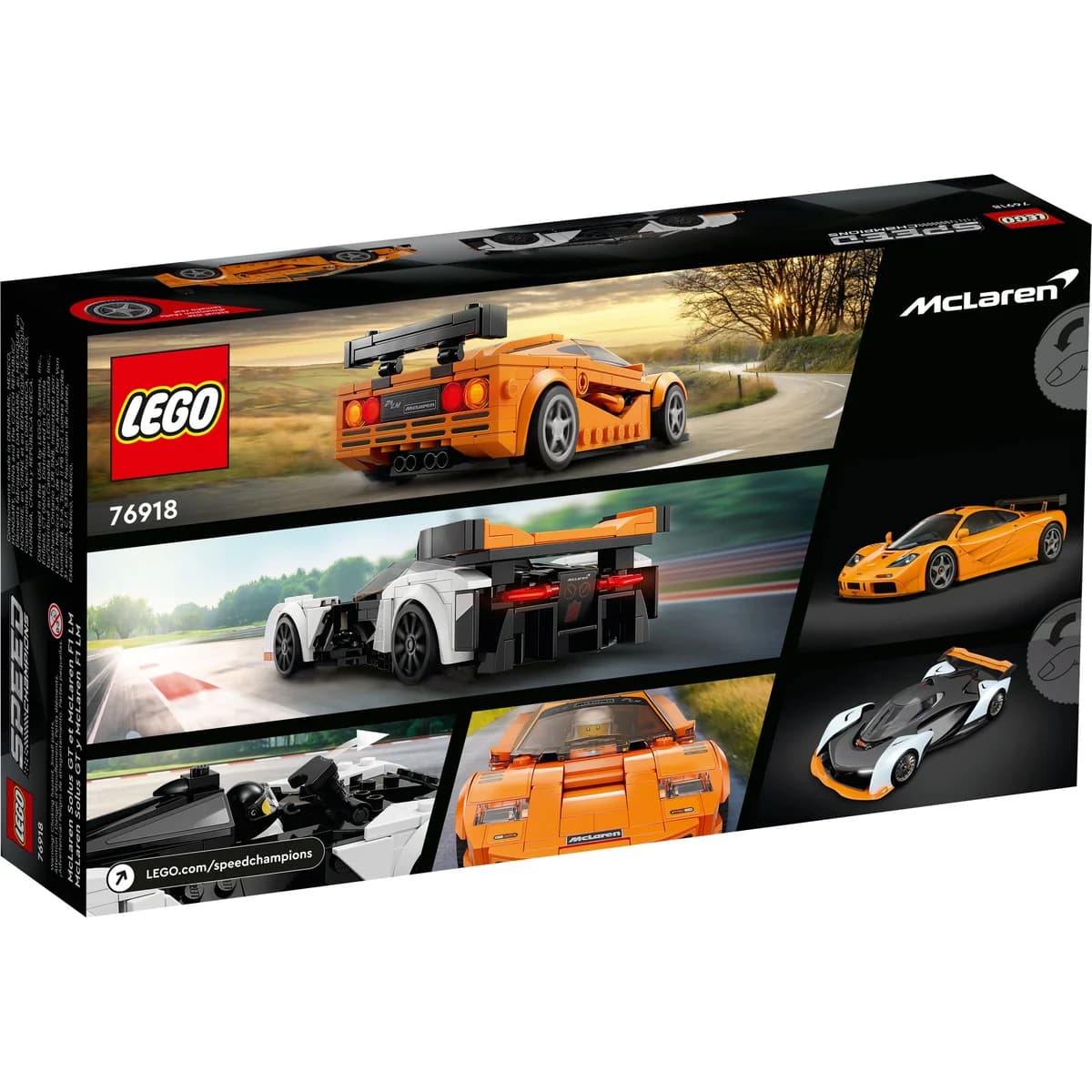 LEGO® Speed Champions™ 76918 McLaren Solus GT & McLaren F1 LM, zdjęcie 2