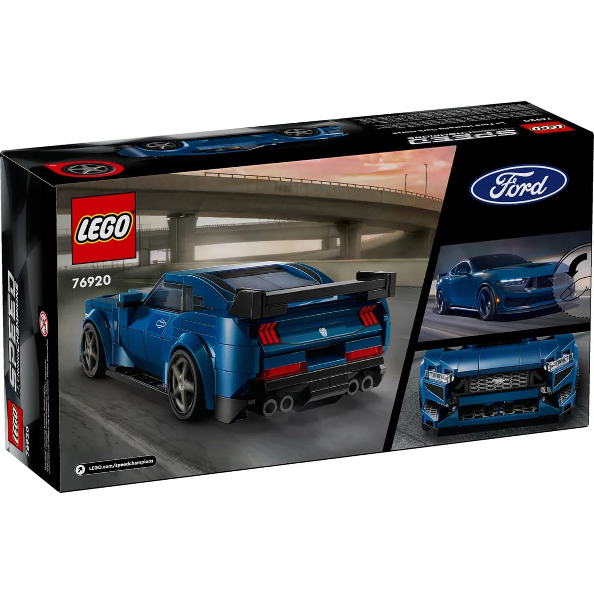LEGO® Speed Champions™ 76920 Sportowy Ford Mustang Dark Horse, zdjęcie 2