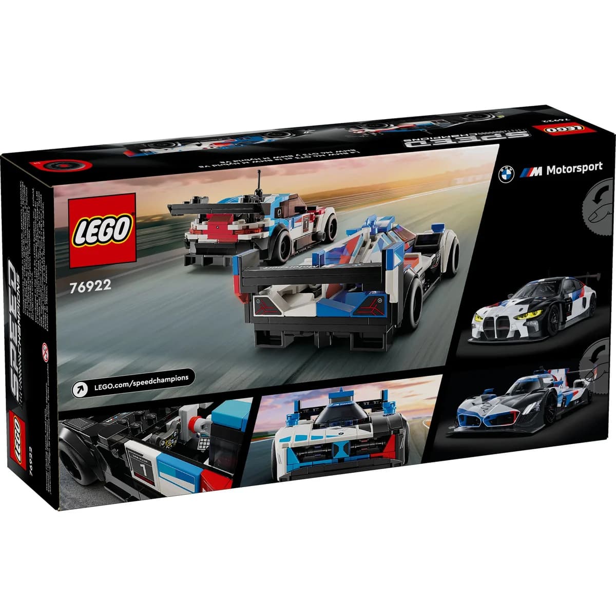 LEGO® Speed Champions™ 76922 Samochody Wyścigowe Bmw M4 Gt3 & Bmw M Hybrid V8, zdjęcie 2