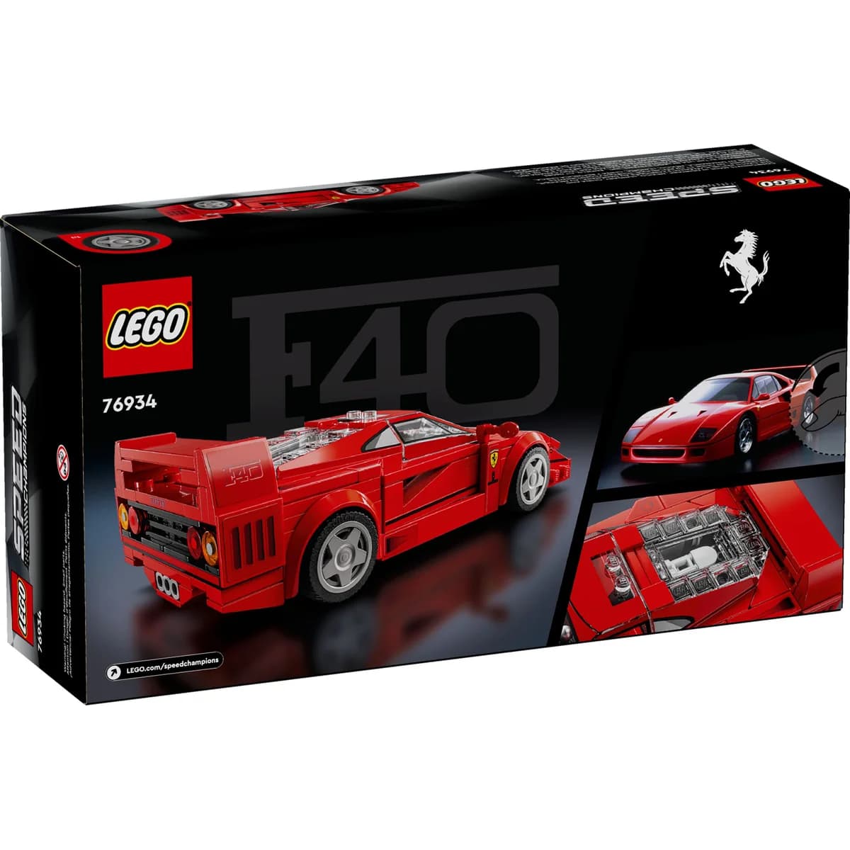 LEGO® Speed Champions™ 76934 Supersamochód Ferrari F40, zdjęcie 2