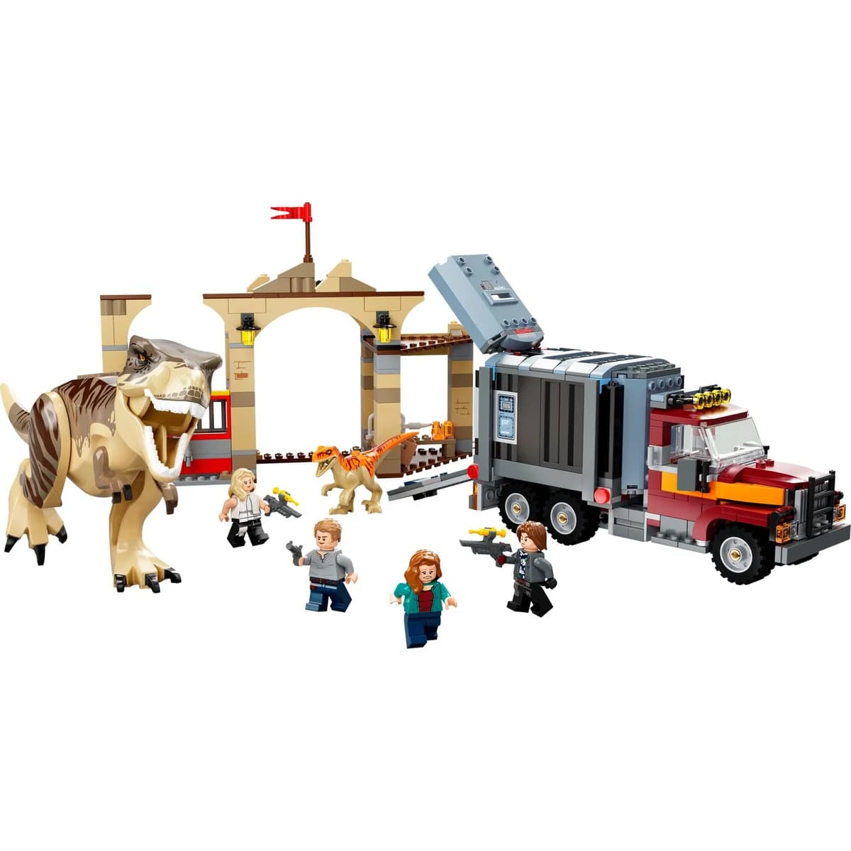 LEGO® Jurassic World™ 76948 T. rex i Atrociraptor: Ucieczka Dinozaurów