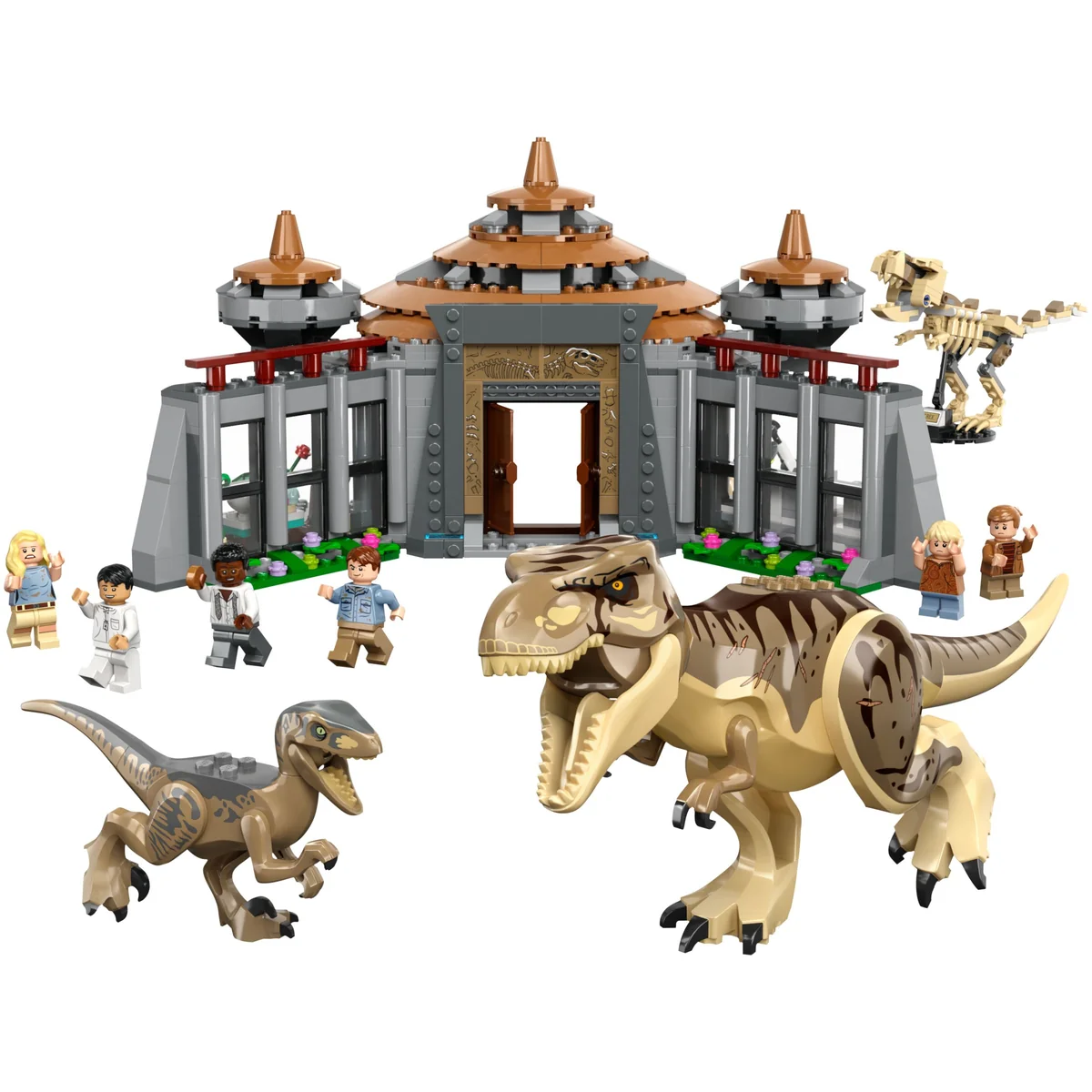 LEGO® Jurassic World™ 76961 Centrum dla Odwiedzających: Atak T. rexa i Raptora