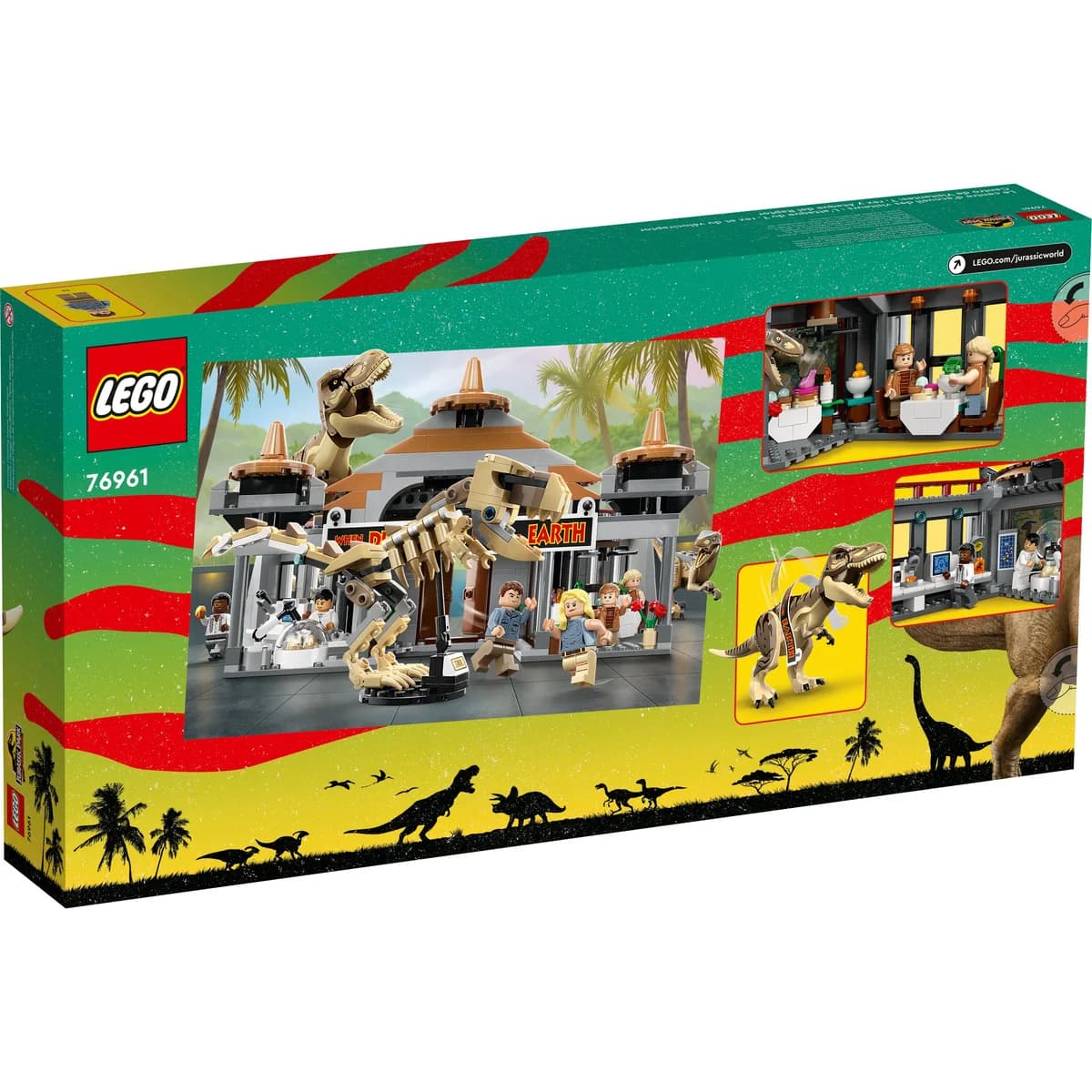 LEGO® Jurassic World™ 76961 Centrum dla Odwiedzających: Atak T. rexa i Raptora, zdjęcie 2