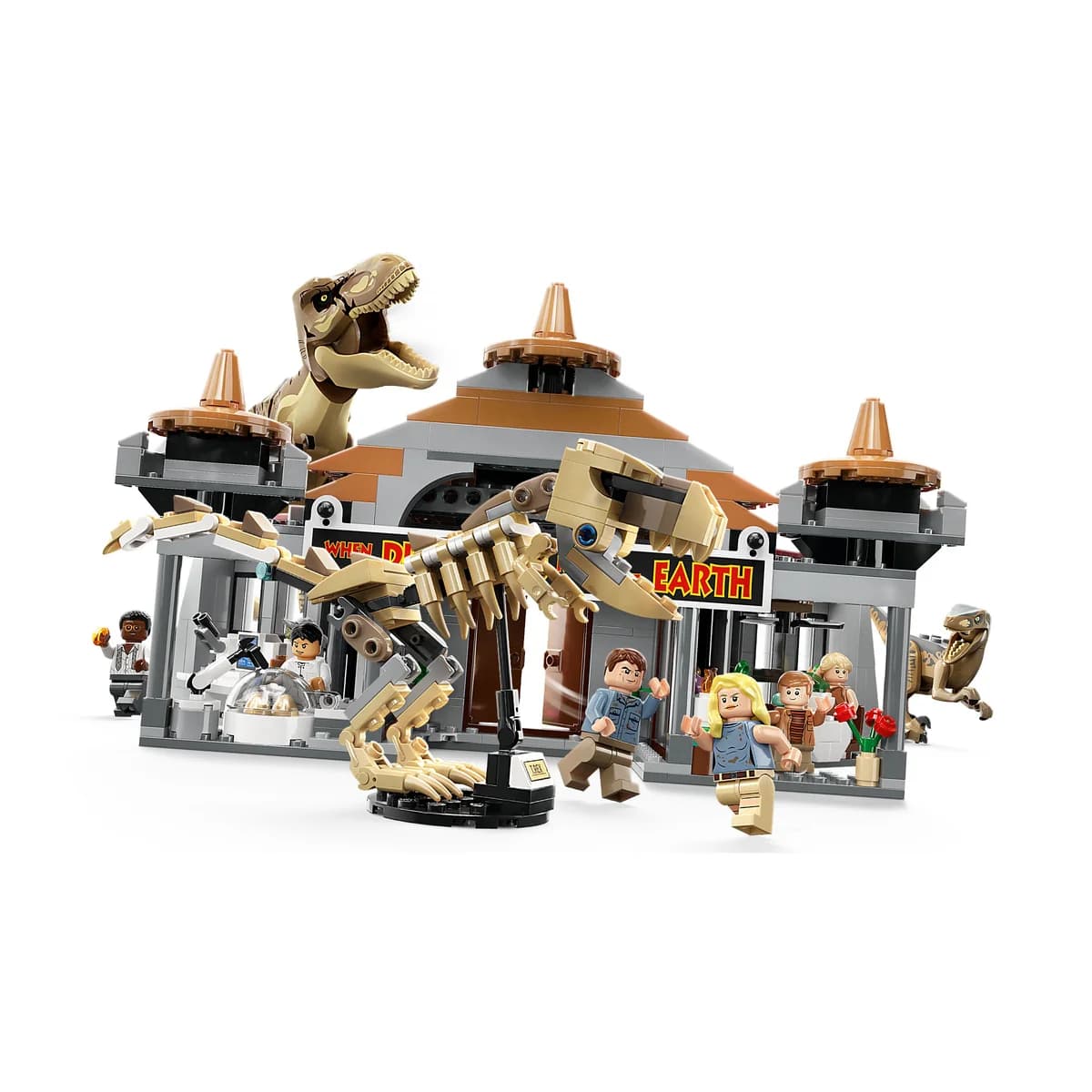 LEGO® Jurassic World™ 76961 Centrum dla Odwiedzających: Atak T. rexa i Raptora, zdjęcie 3