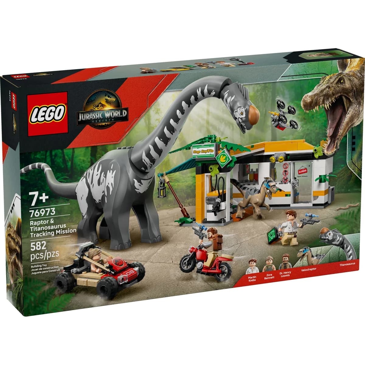 LEGO® Jurassic World™ 76973 Na Tropie Tytanozaura i Raptora, zdjęcie 3