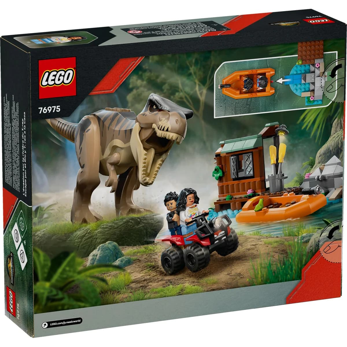 LEGO® Jurassic World™ 76975 Ucieczka Rzeką Przed Tyranozaurem, zdjęcie 2