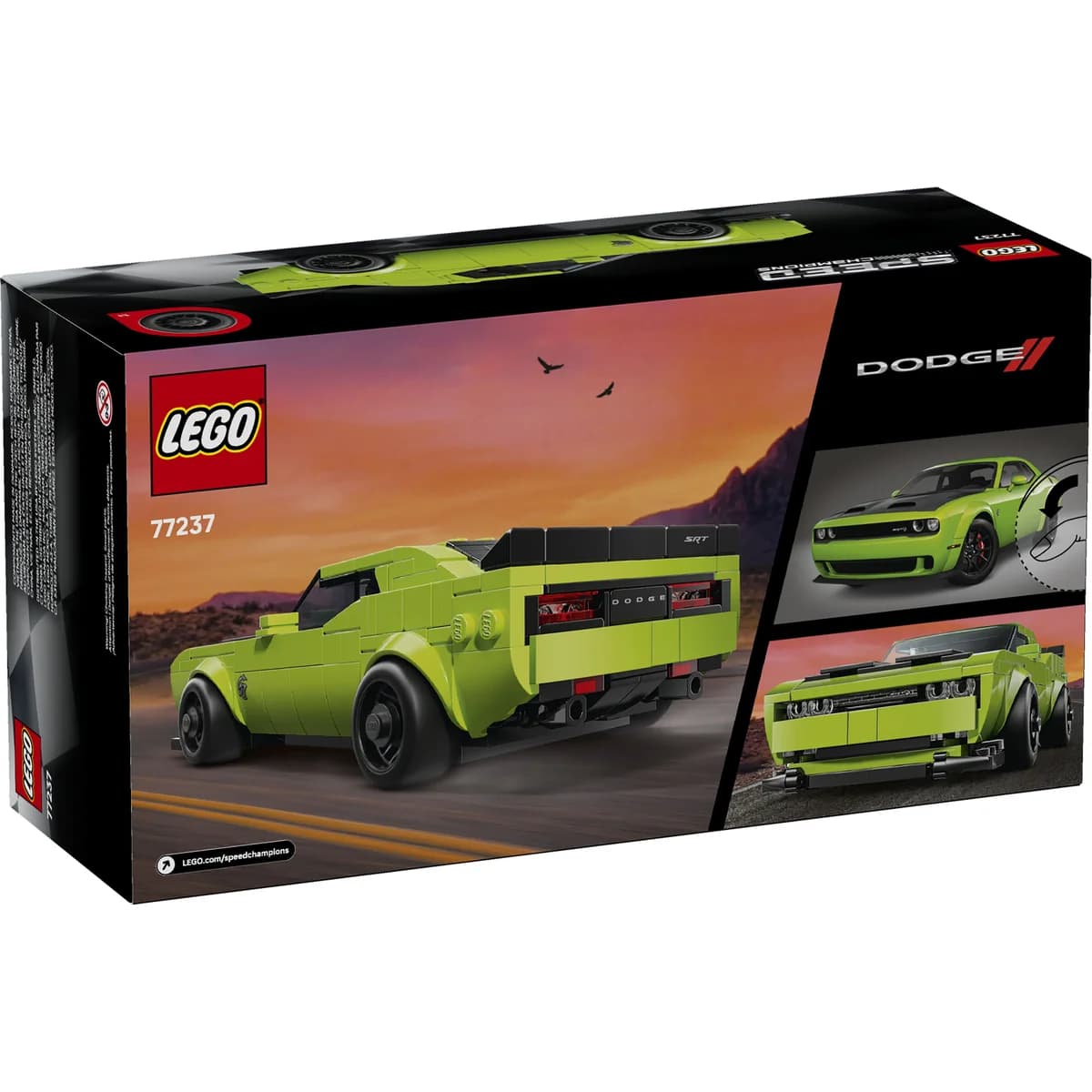 LEGO® Speed Champions™ 77237 Samochód Sportowy Dodge Challenger Srt Hellcat, zdjęcie 2