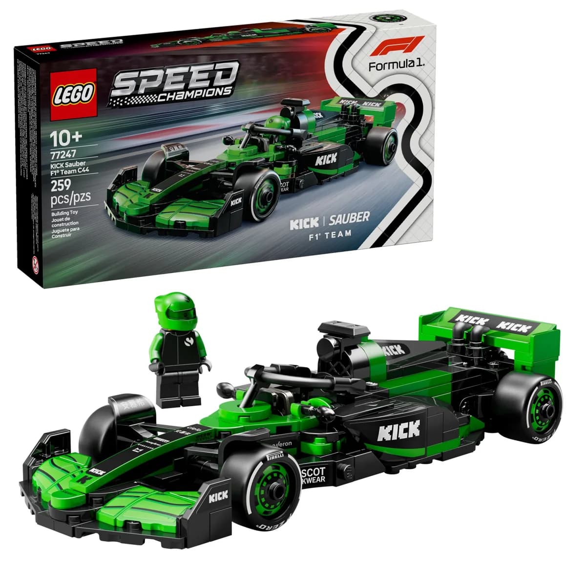 LEGO® Speed Champions™ 77247 Bolid F1® Kick Sauber Team C44, zdjęcie 3