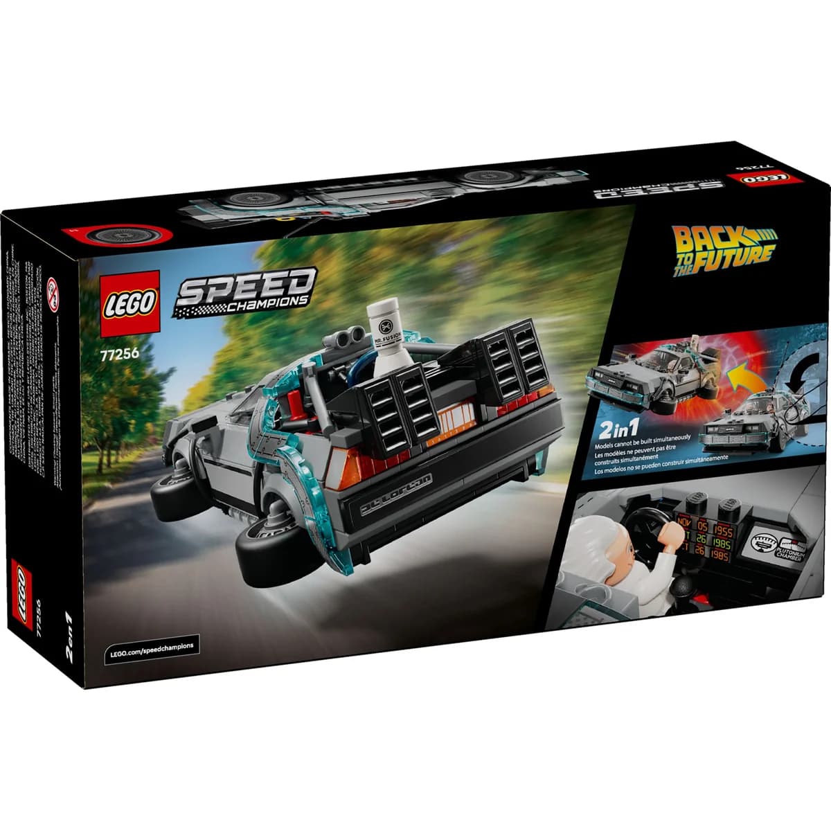 LEGO® Speed Champions™ 77256 Wehikuł Czasu z Powrotu do Przyszłości, zdjęcie 2