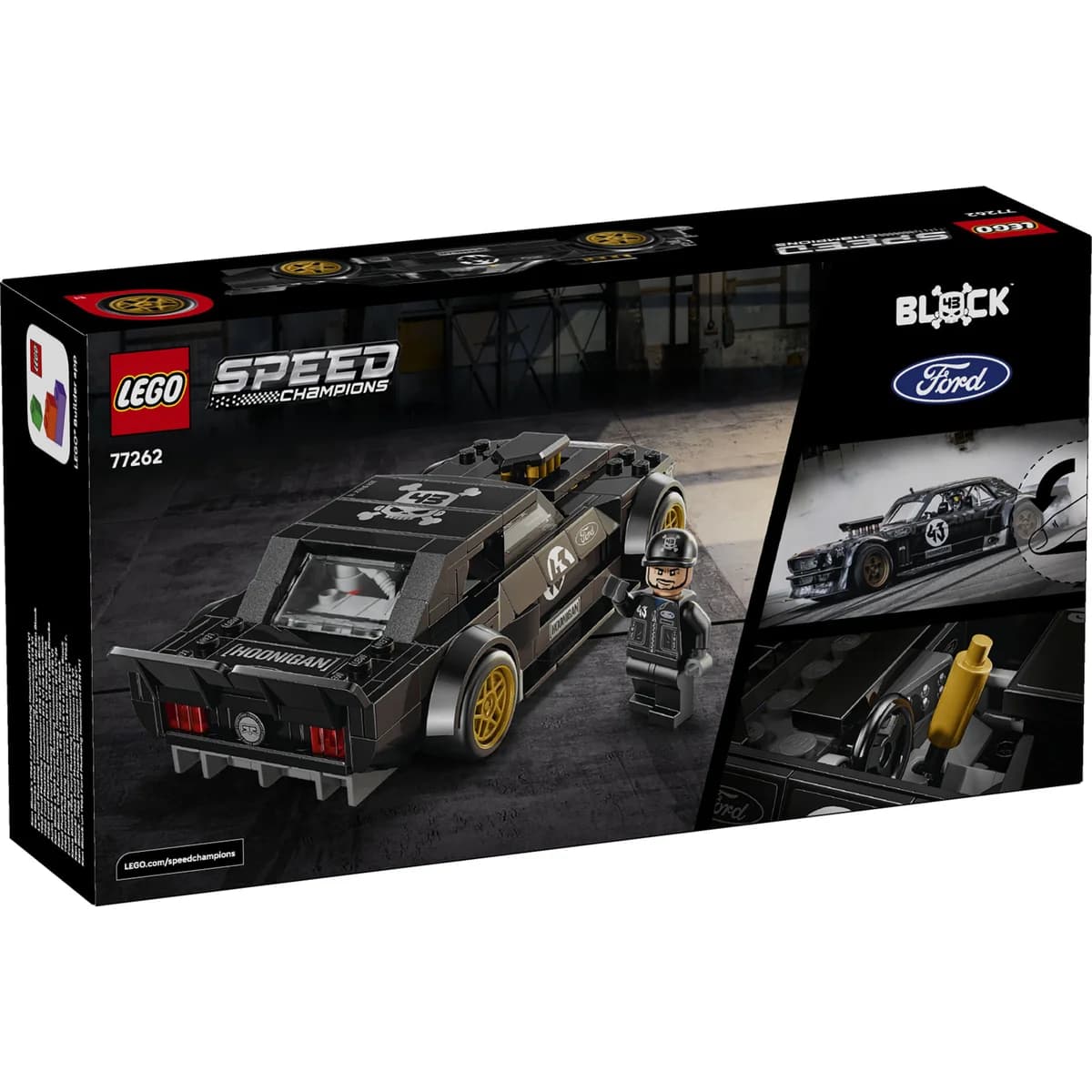 LEGO® Speed Champions™ 77262 Ford Mustang Hoonicorn RTR V1 Kena Blocka z 1965 roku, zdjęcie 2