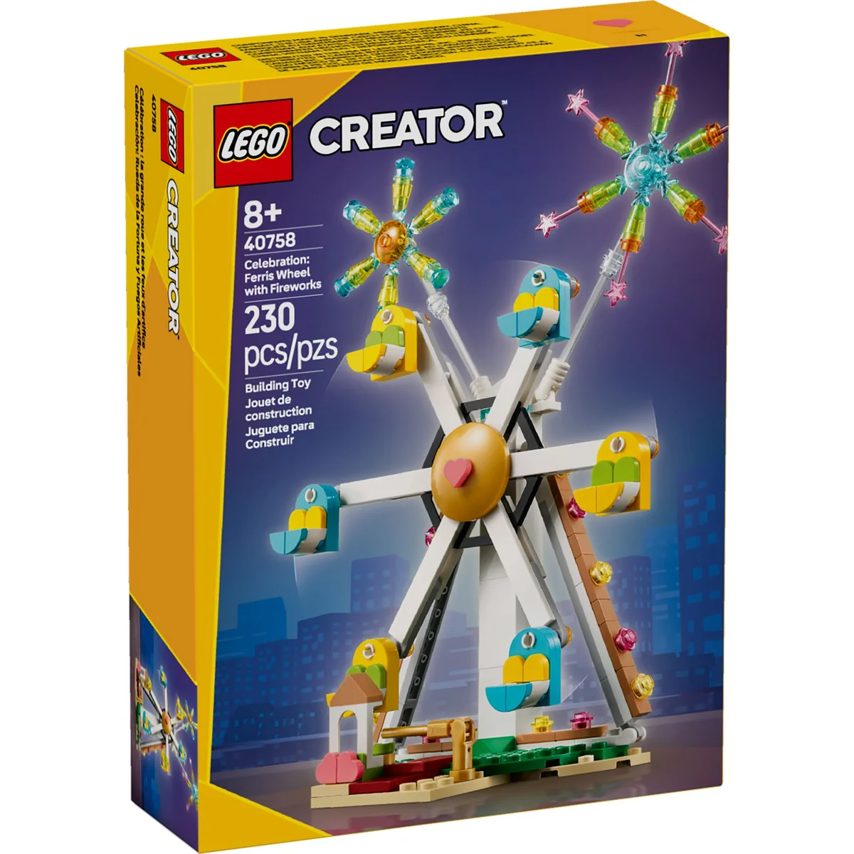 LEGO® Creator 3w1™ 40758 Seria Świętowanie: Diabelski młyn z fajerwerkami, zdjęcie 3
