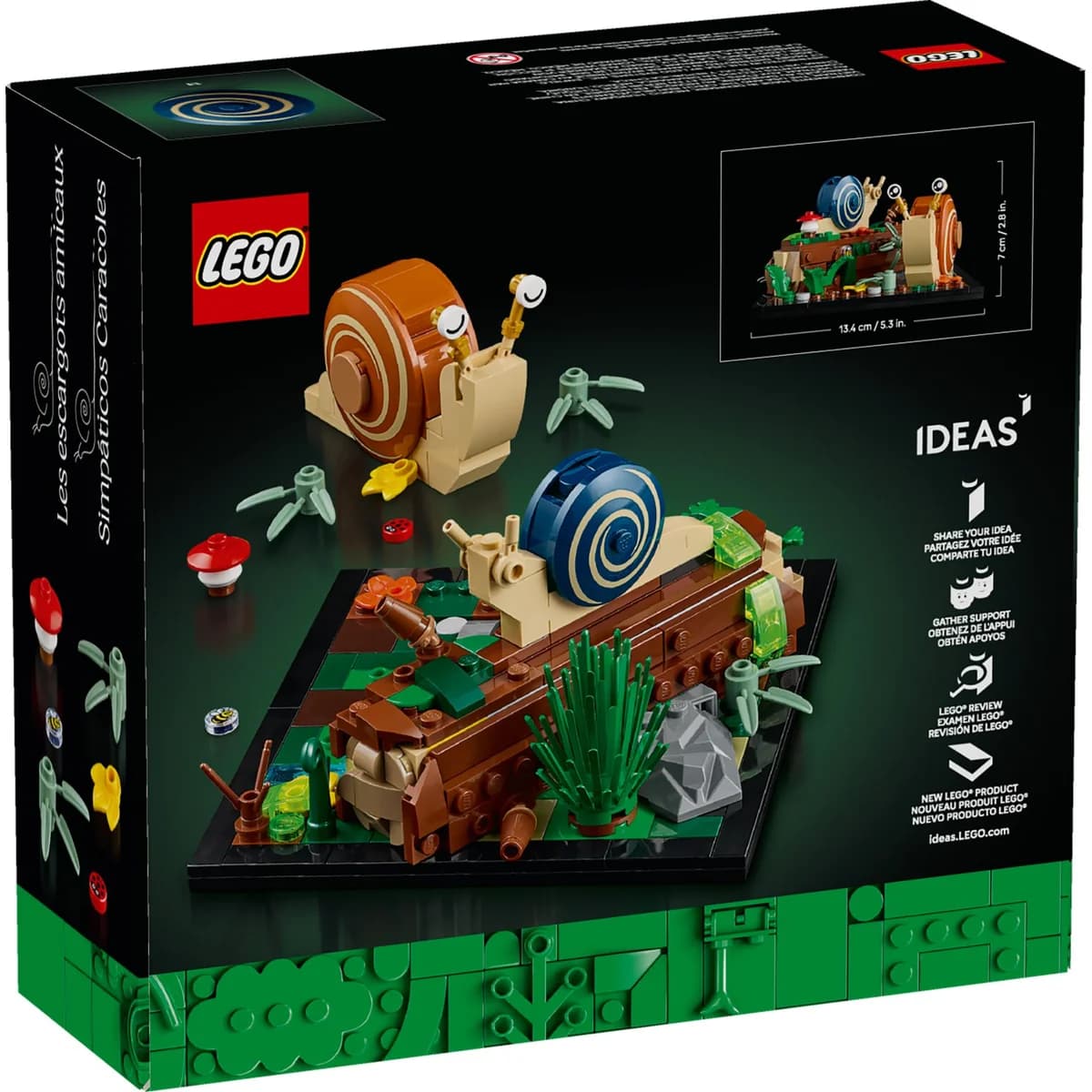 LEGO® Ideas™ 40788 Przyjazne Ślimaki, zdjęcie 2