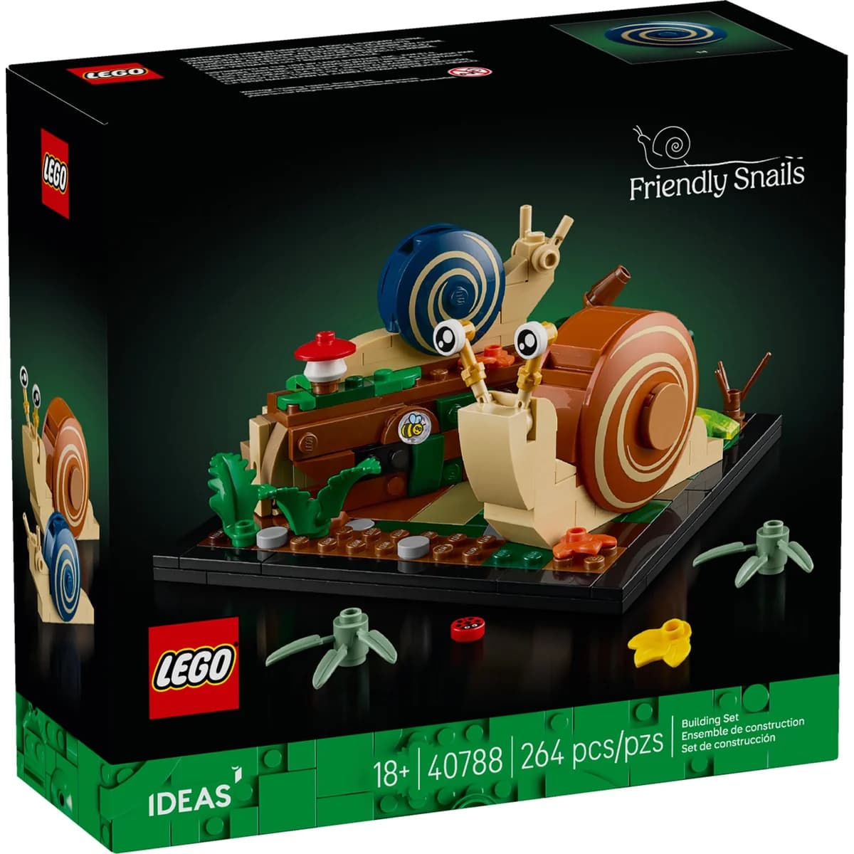 LEGO® Ideas™ 40788 Przyjazne Ślimaki, zdjęcie 3