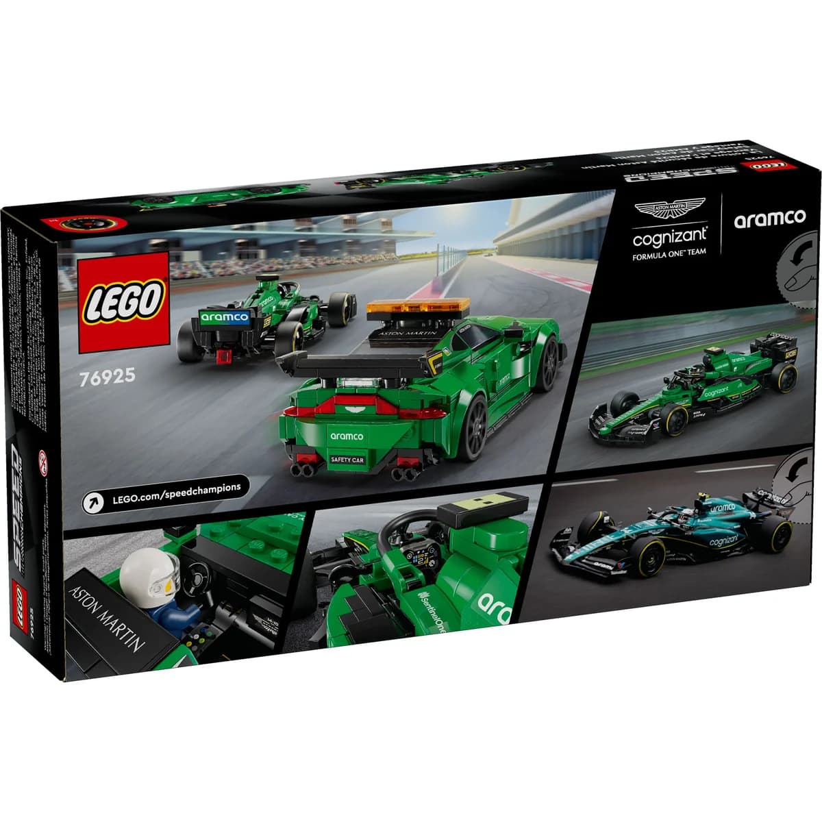 LEGO® Speed Champions™ 76925 Samochód bezpieczeństwa Aston Martin Vantage i AMR23, zdjęcie 2