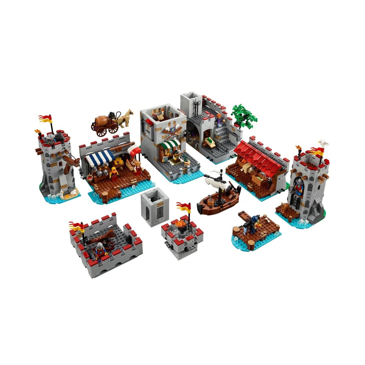 LEGO® BrickLink Designer™ 910047 Średniowieczny Nadmorski Targ, zdjęcie 3