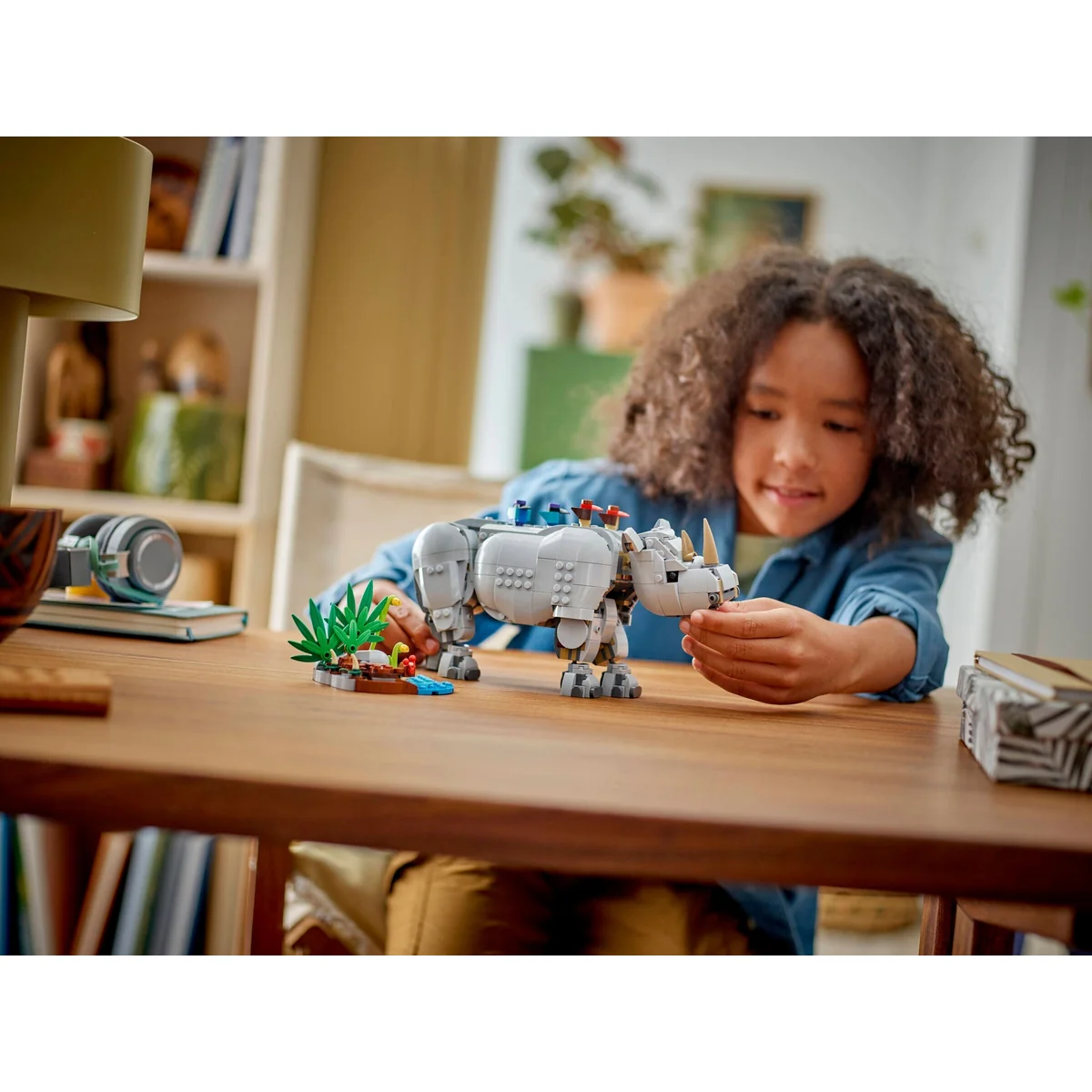 LEGO® Creator 3w1™ 31171 Creator - Dzikie zwierzęta: dumny nosorożec z ptakami, zdjęcie 5