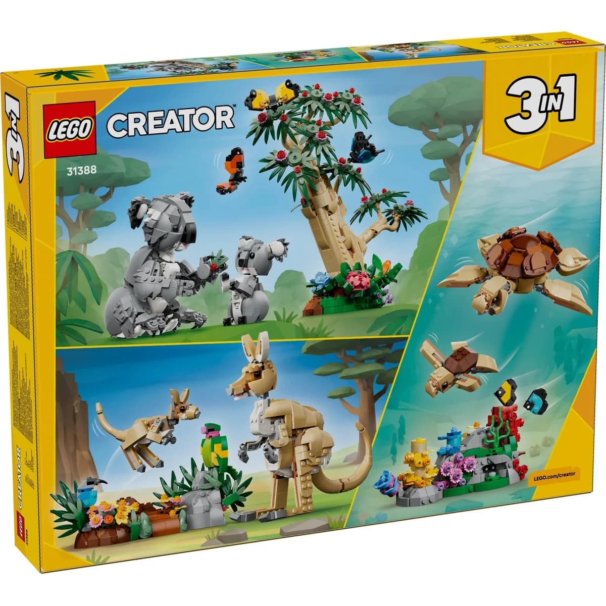 LEGO® Creator™ 31388 3w1™ Dzikie Zwierzęta: Rodzina Koali, zdjęcie 3