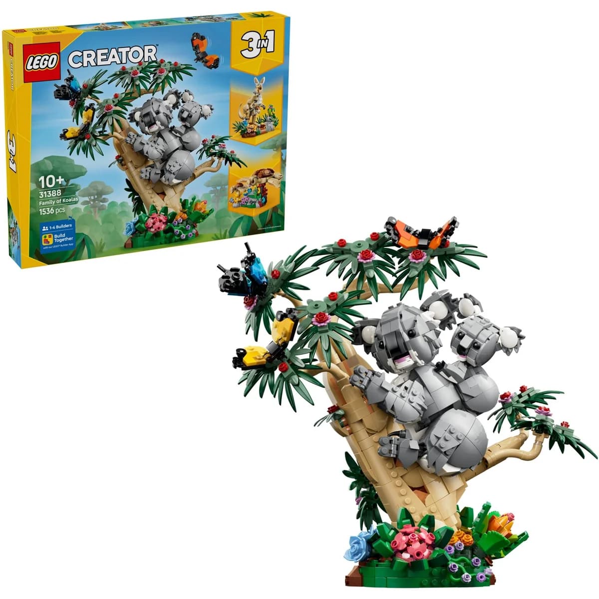 LEGO® Creator™ 31388 3w1™ Dzikie Zwierzęta: Rodzina Koali, zdjęcie 4