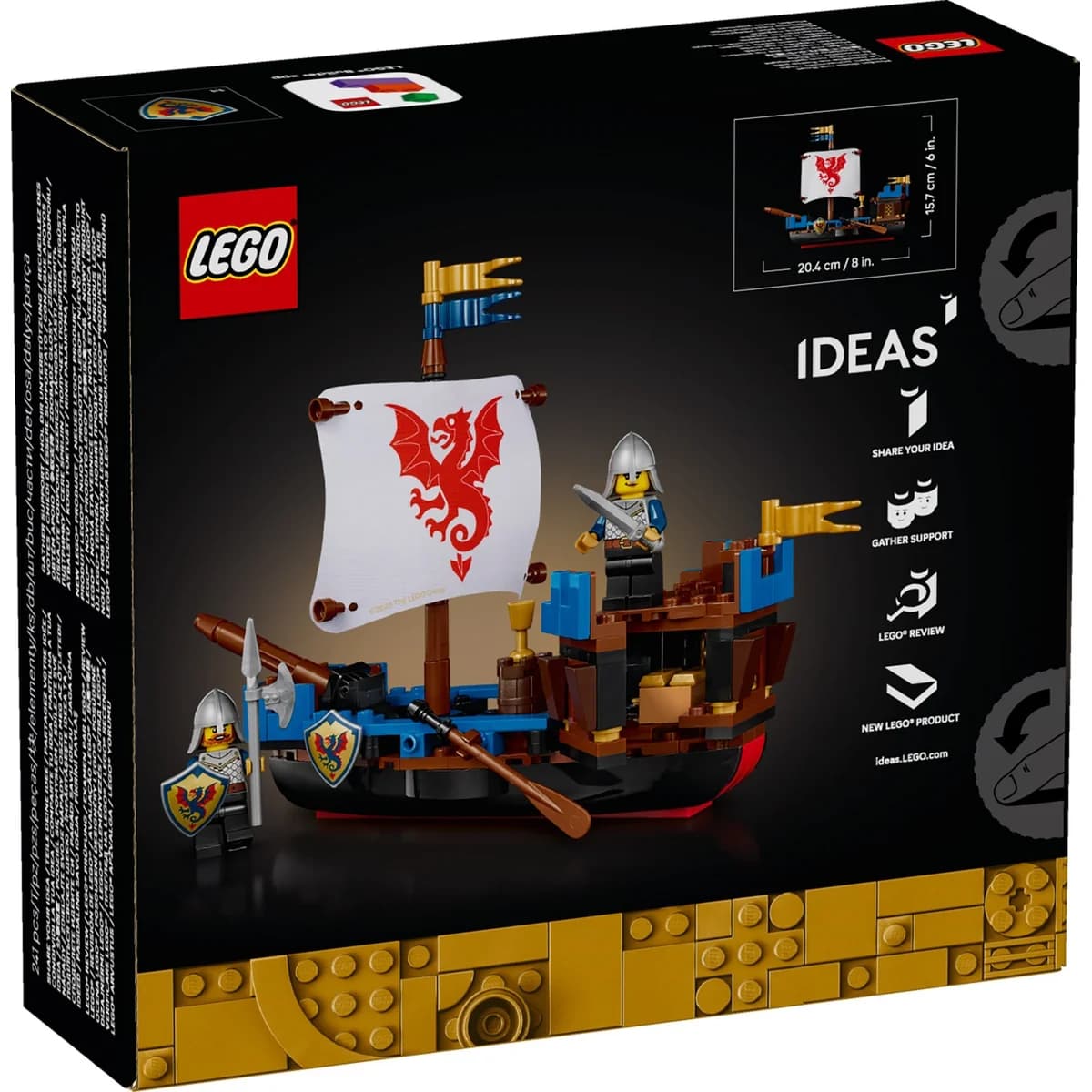 LEGO® Ideas™ 40912 Morski Wąż, zdjęcie 3