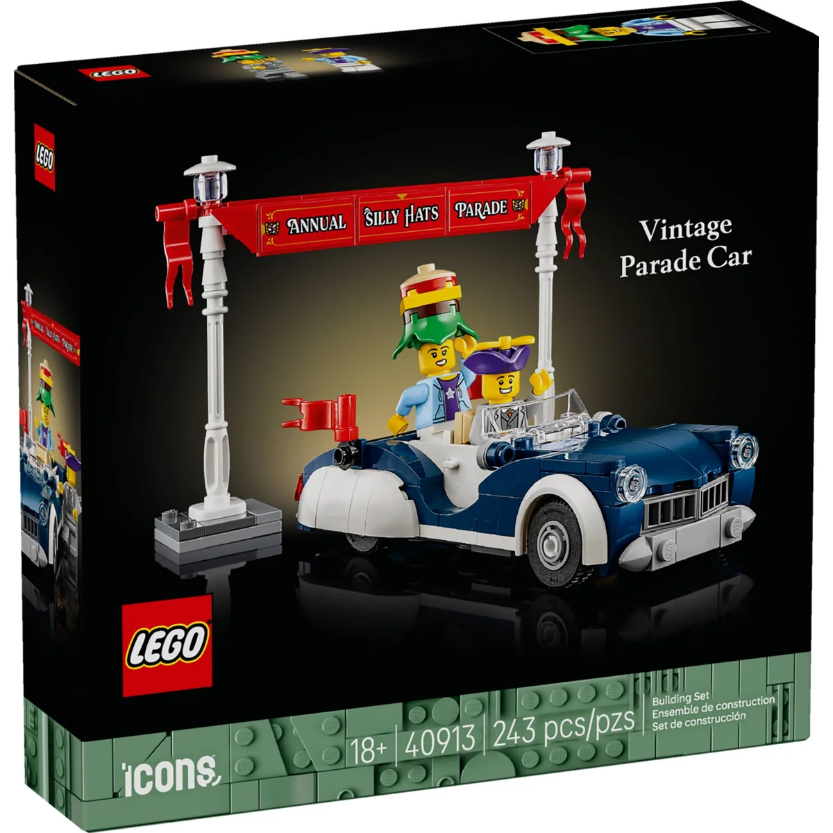 LEGO® Icons™ 40913 Zabytkowy samochód z parady, zdjęcie 2