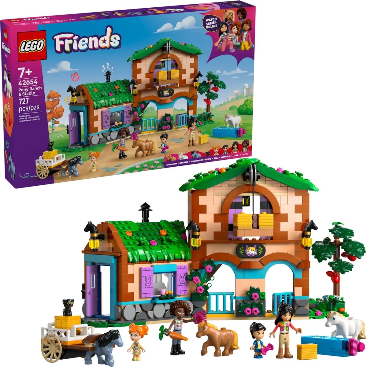 LEGO® Friends™ 42654 Rancho i stajnia kucyków, zdjęcie 2