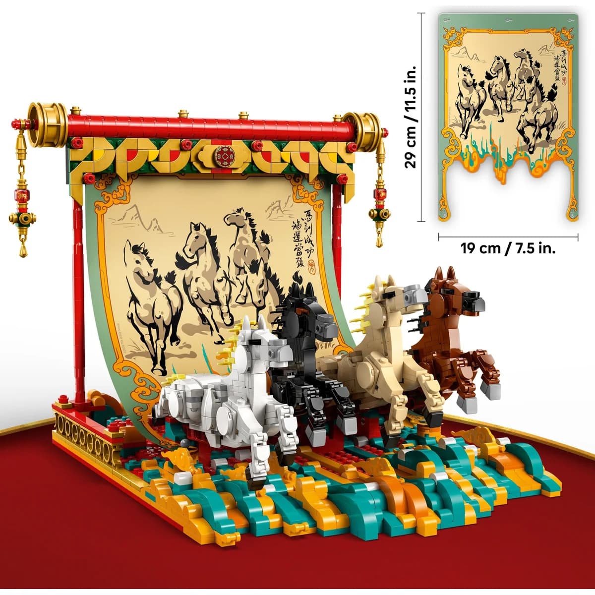 LEGO® Seasonal™ 80119 Galopujący koń na płótnie, zdjęcie 3