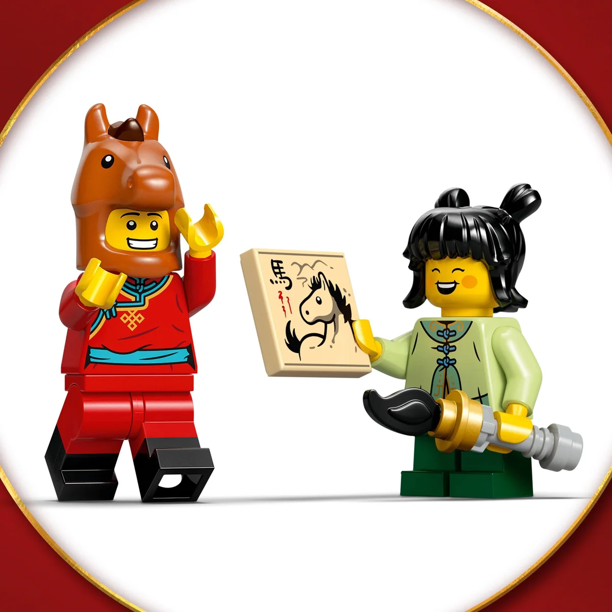 LEGO® Seasonal™ 80119 Galopujący koń na płótnie, zdjęcie 4