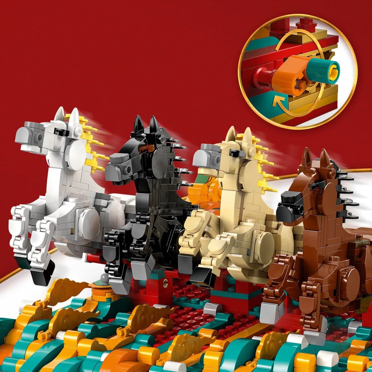 LEGO® Seasonal™ 80119 Galopujący koń na płótnie, zdjęcie 5