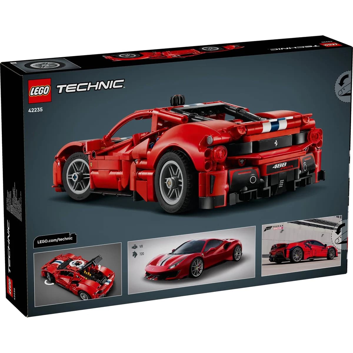 LEGO® Technic™ 42235 Samochód Ferrari 488 PISTA, zdjęcie 3
