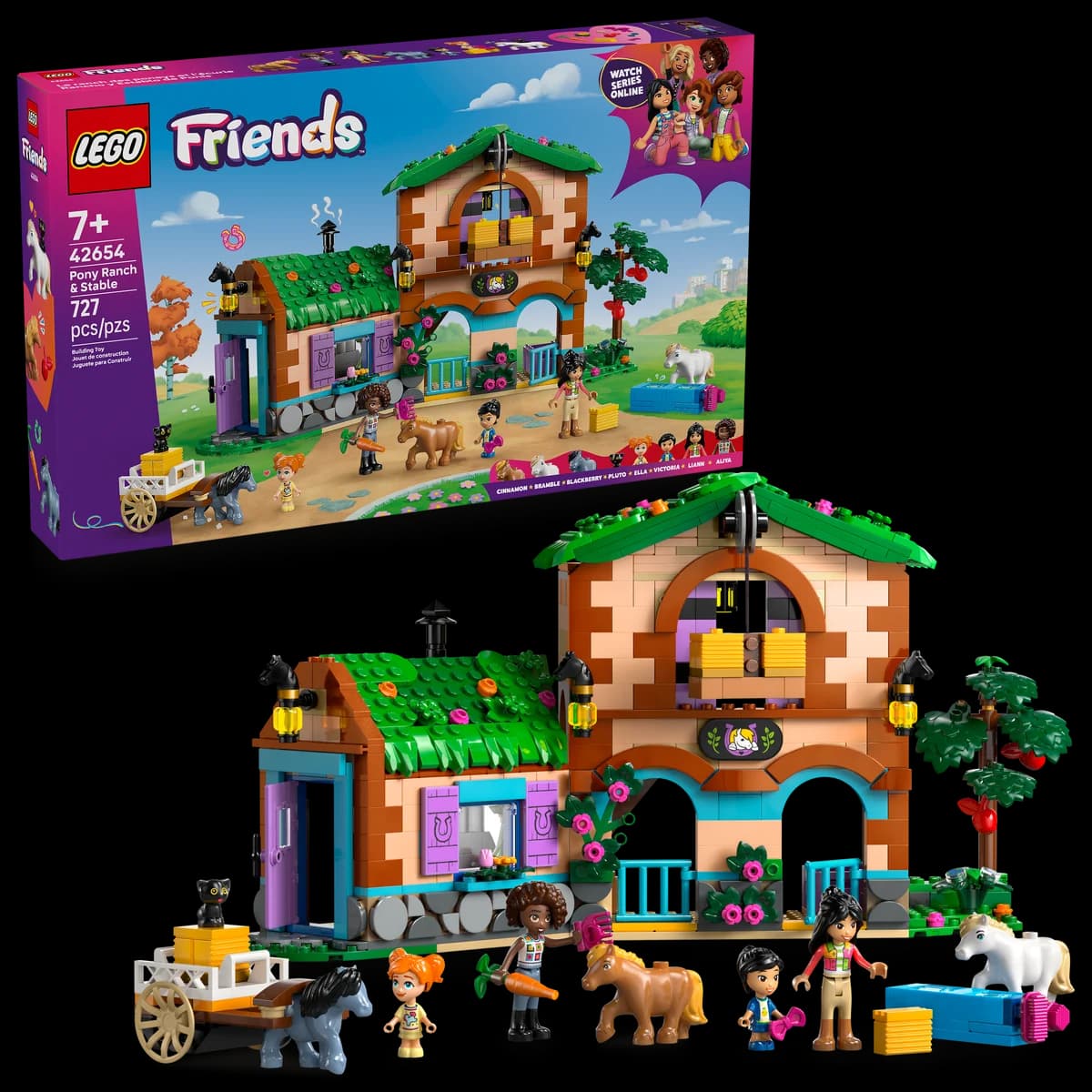 LEGO® Friends™ 42654 Rancho i stajnia kucyków